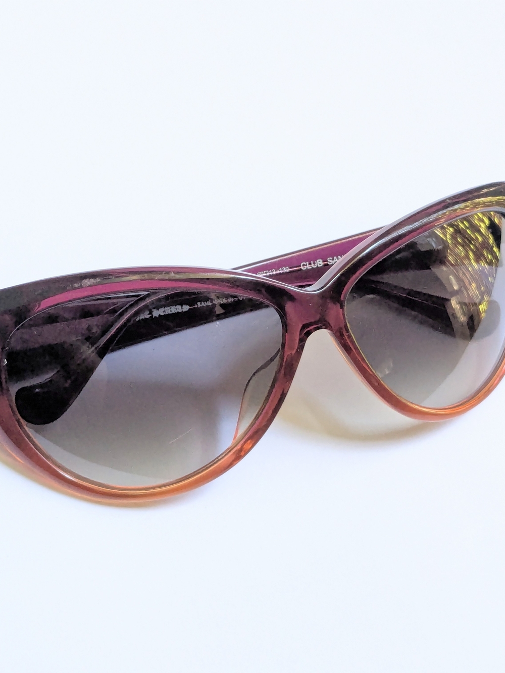 Chrome Hearts 'Club Sandwich' Sunglasses Cat Eye Blue Gradient Acetate